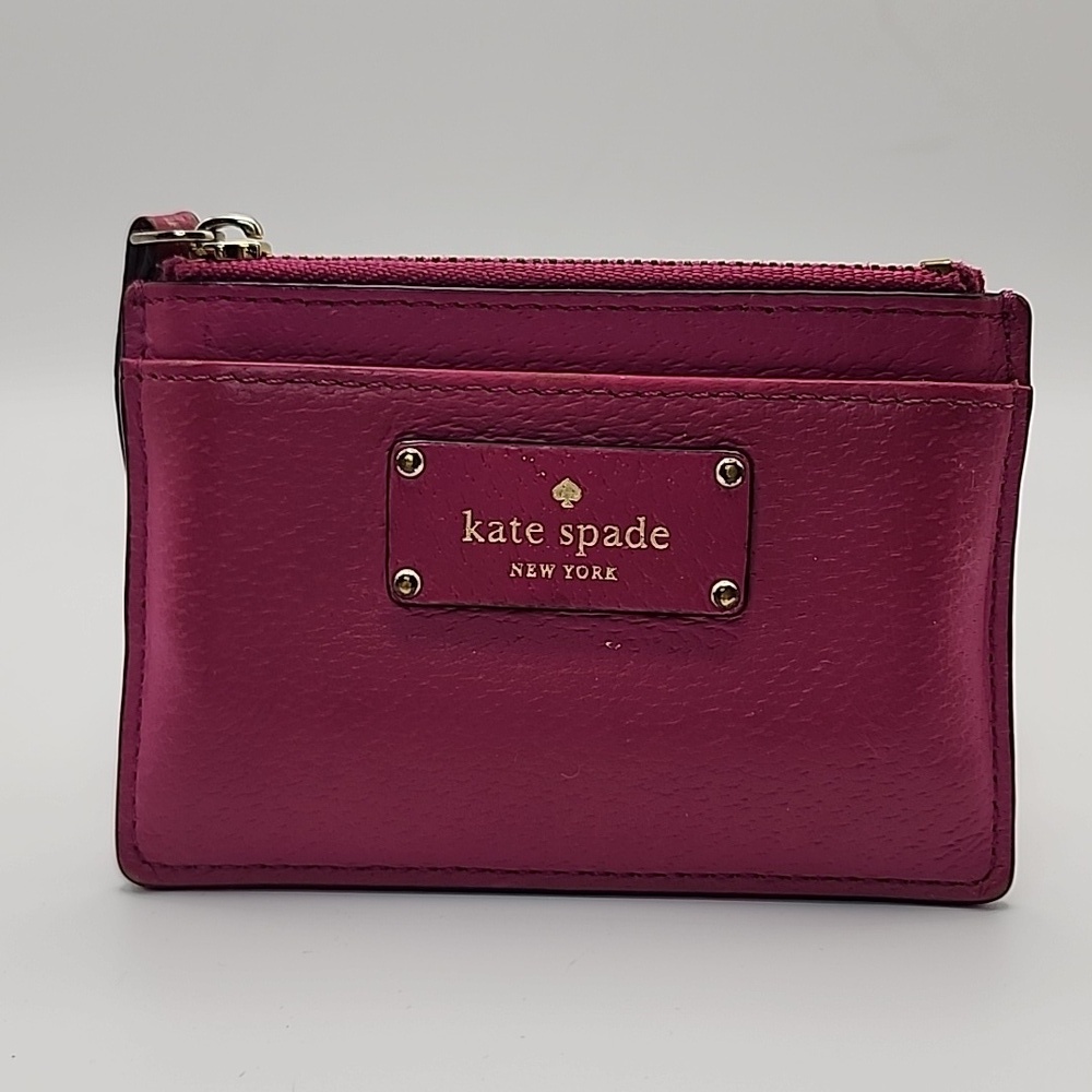 Kate Spade Fuchsia Leather‎ Card Holder/Case